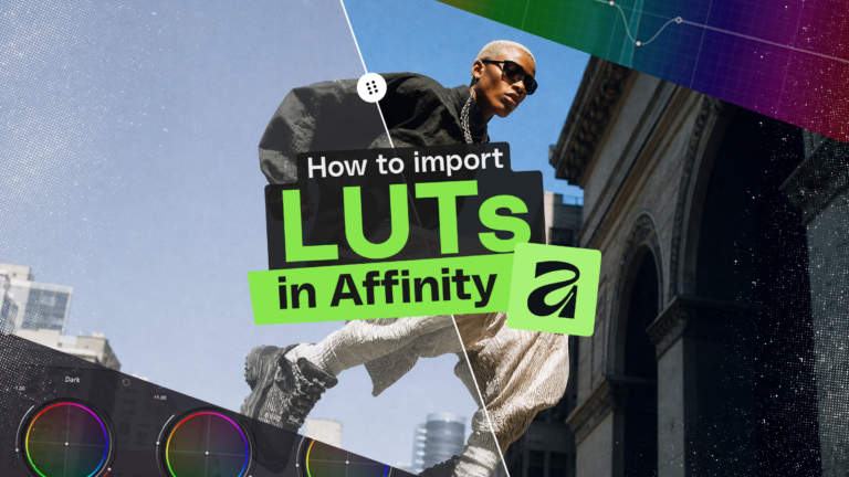 How to import LUTS to Affinity